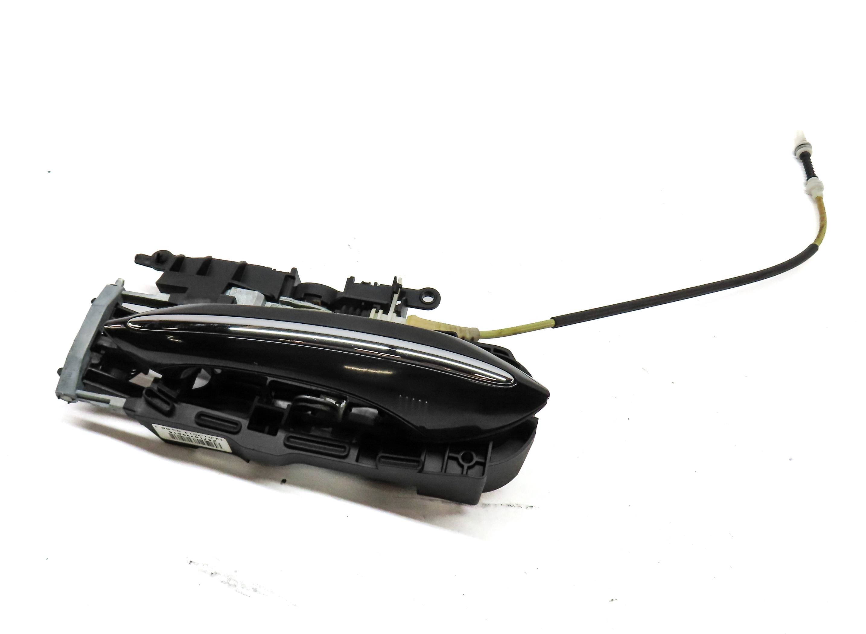09-18 BMW 528i 535i 550i 740i 750i 760i RIGHT REAR COMFORT DOOR HANDLE (Black) — exact item pictured